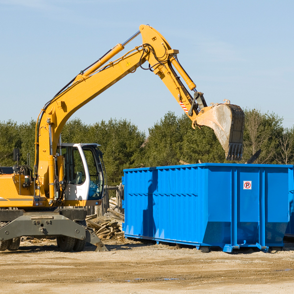 can i choose the location where the residential dumpster will be placed in Whitesboro